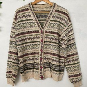Vintage button-up cardigan